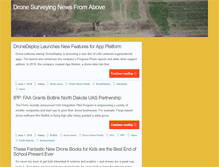 Tablet Screenshot of dronesurveying.com